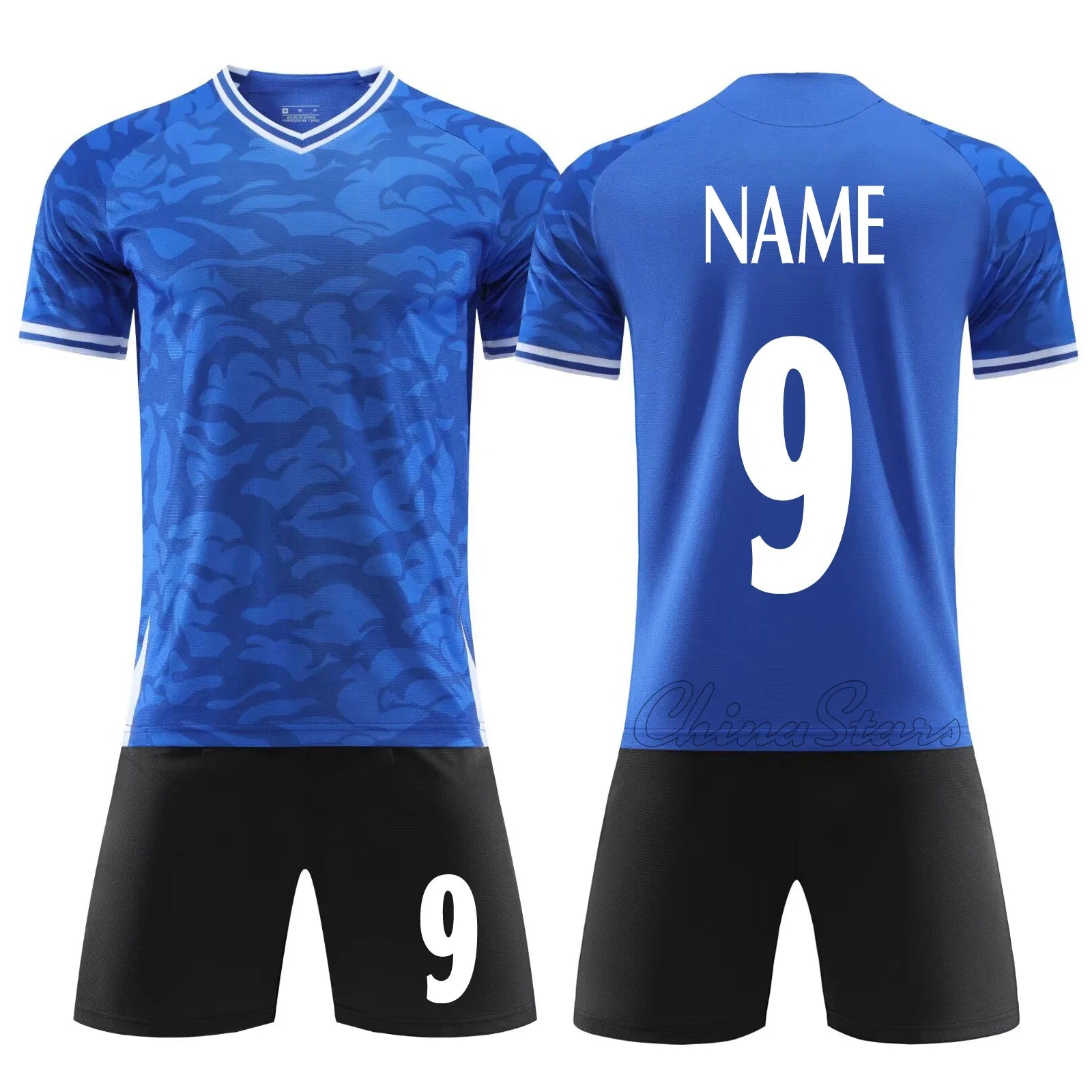 Customizable Men's Football Kits - Professional Soccer Jersey and Shorts Set