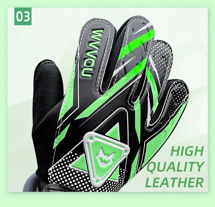 Goalkeeper Gloves – Double Protection Football Gloves with Portable Design for Boys & Girls