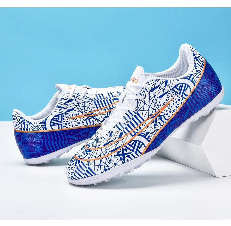 Soccer Cleats - Long-Spike Football Boots for Adults & Kids | TF/AG Training Sneakers