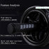 Double-Wheeled Abdominal Roller with Exercise Mat - Silent Core Strength Trainer