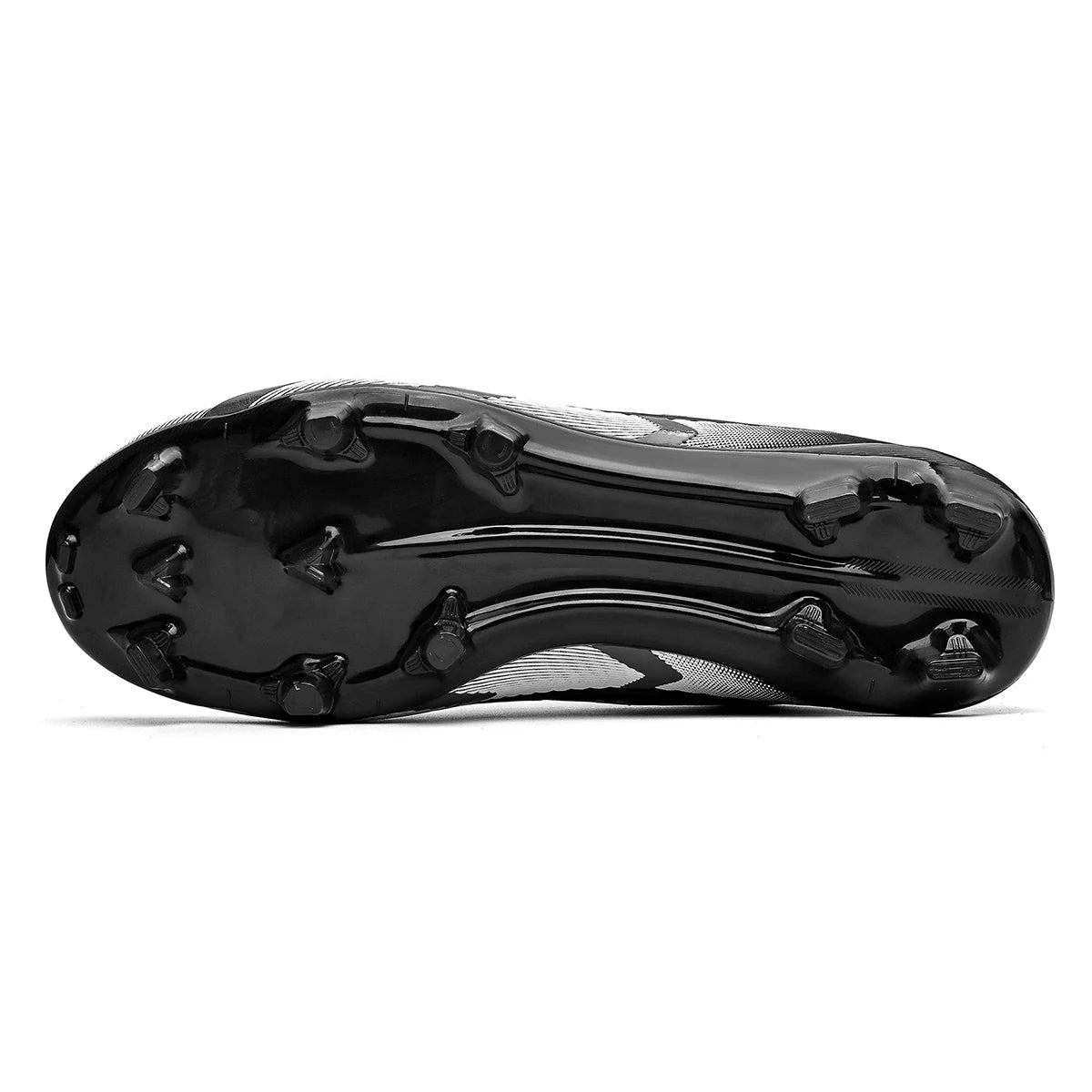 Men's Firm Ground Soccer Cleats with Long Spikes for Competitive Lawn Sports