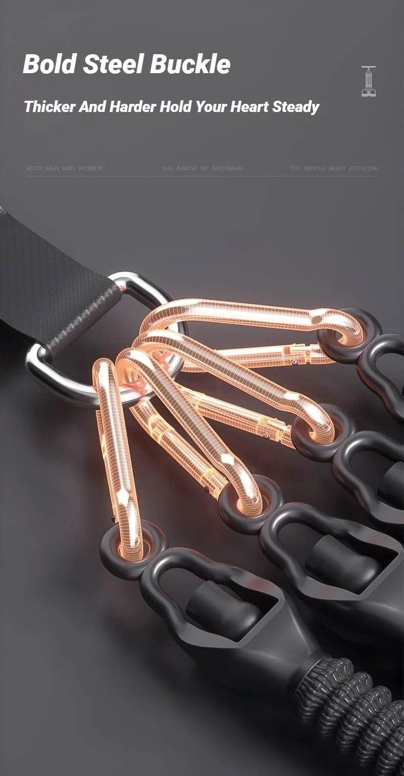 Pedal Resistance Band Tensioner - Multifunctional Home Fitness Puller for Core and Full Body Training