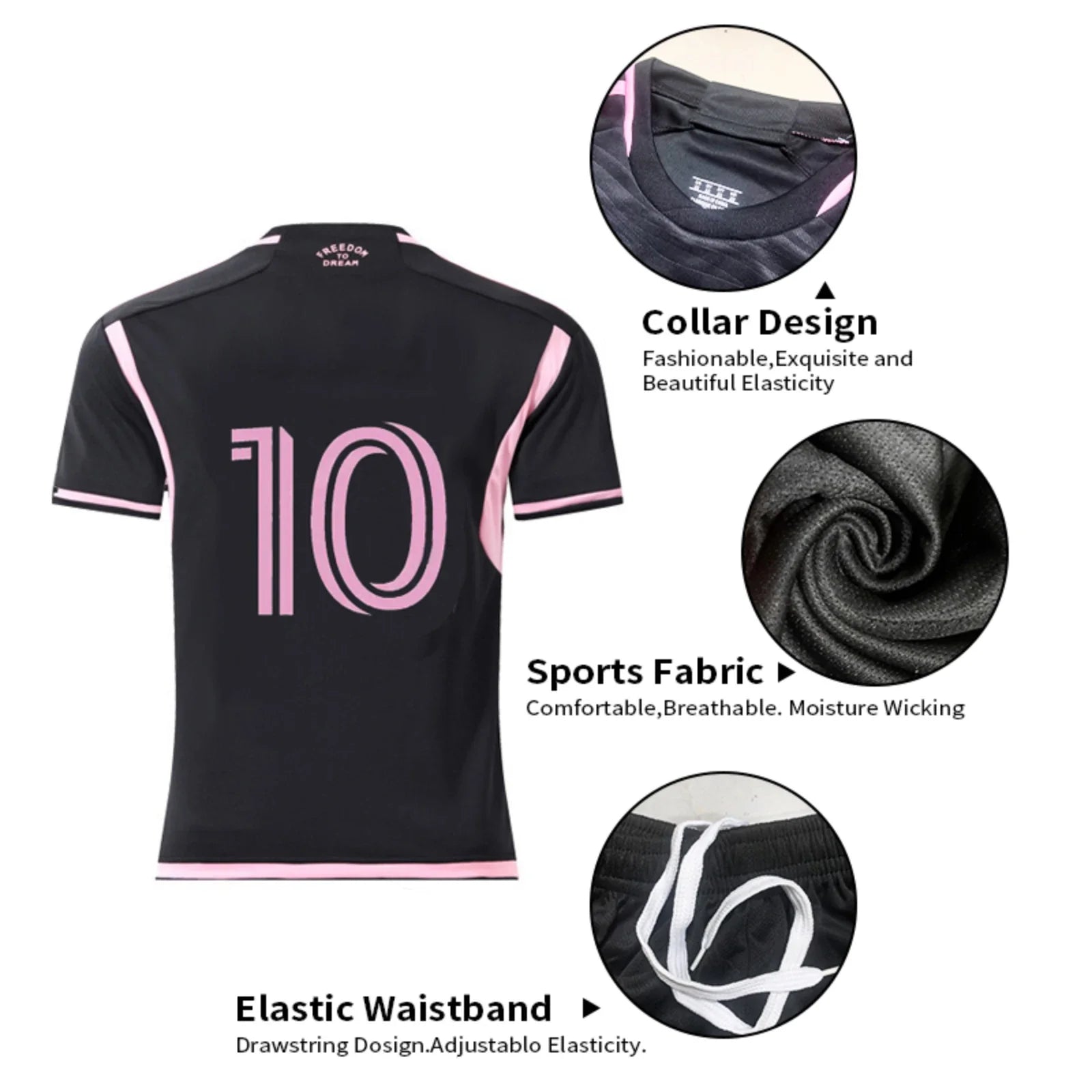 Youth Sportswear Set - Unisex Performance Soccer and Leisure Training Suit for Teens