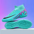 Professional Men's Turf Soccer Shoes - High-Top Training Cleats for Outdoor & Indoor Play