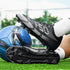 Men's Firm Ground Soccer Cleats with Long Spikes for Competitive Lawn Sports