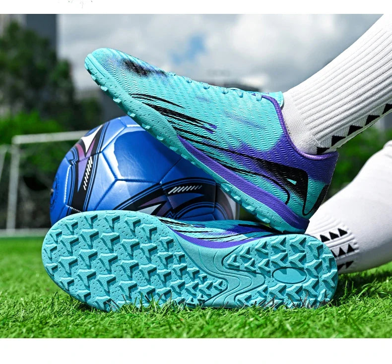 Professional Men and Youth Outdoor Soccer Cleats for Firm Ground Training