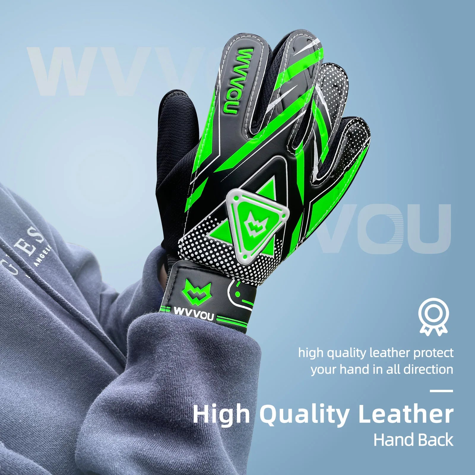 Goalkeeper Gloves – Double Protection Football Gloves with Portable Design for Boys & Girls