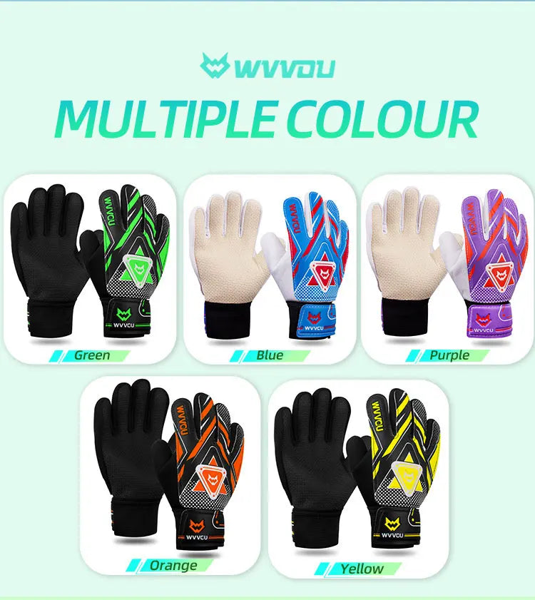 Goalkeeper Gloves – Double Protection Football Gloves with Portable Design for Boys & Girls