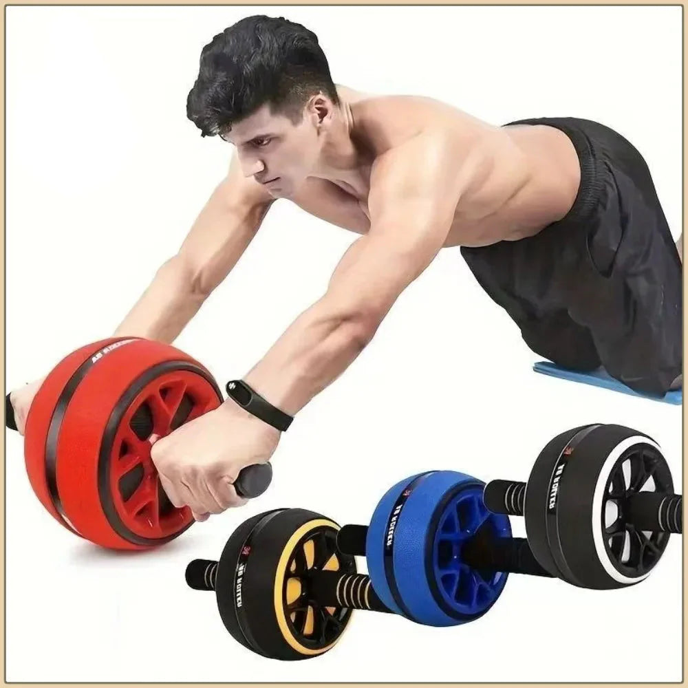 Single-Wheel Abdominal Roller - Compact Home Fitness Equipment for Core Strength & Shaping