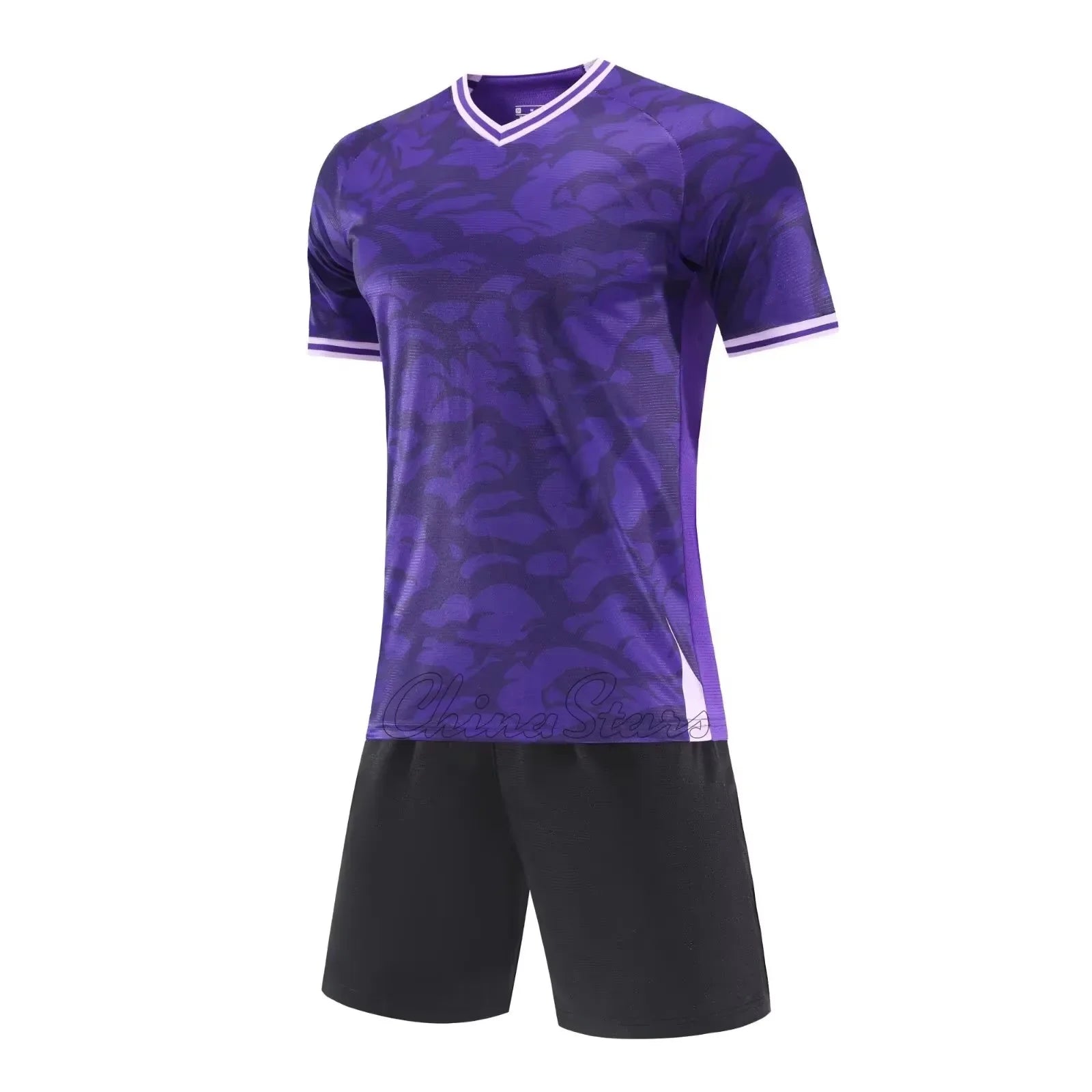 Customizable Men's Football Kits - Professional Soccer Jersey and Shorts Set
