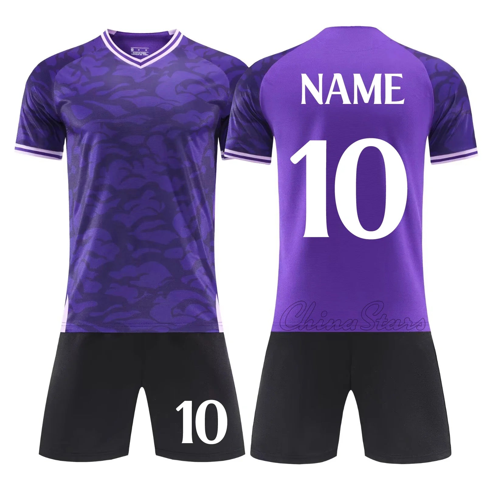 Customizable Men's Football Kits - Professional Soccer Jersey and Shorts Set
