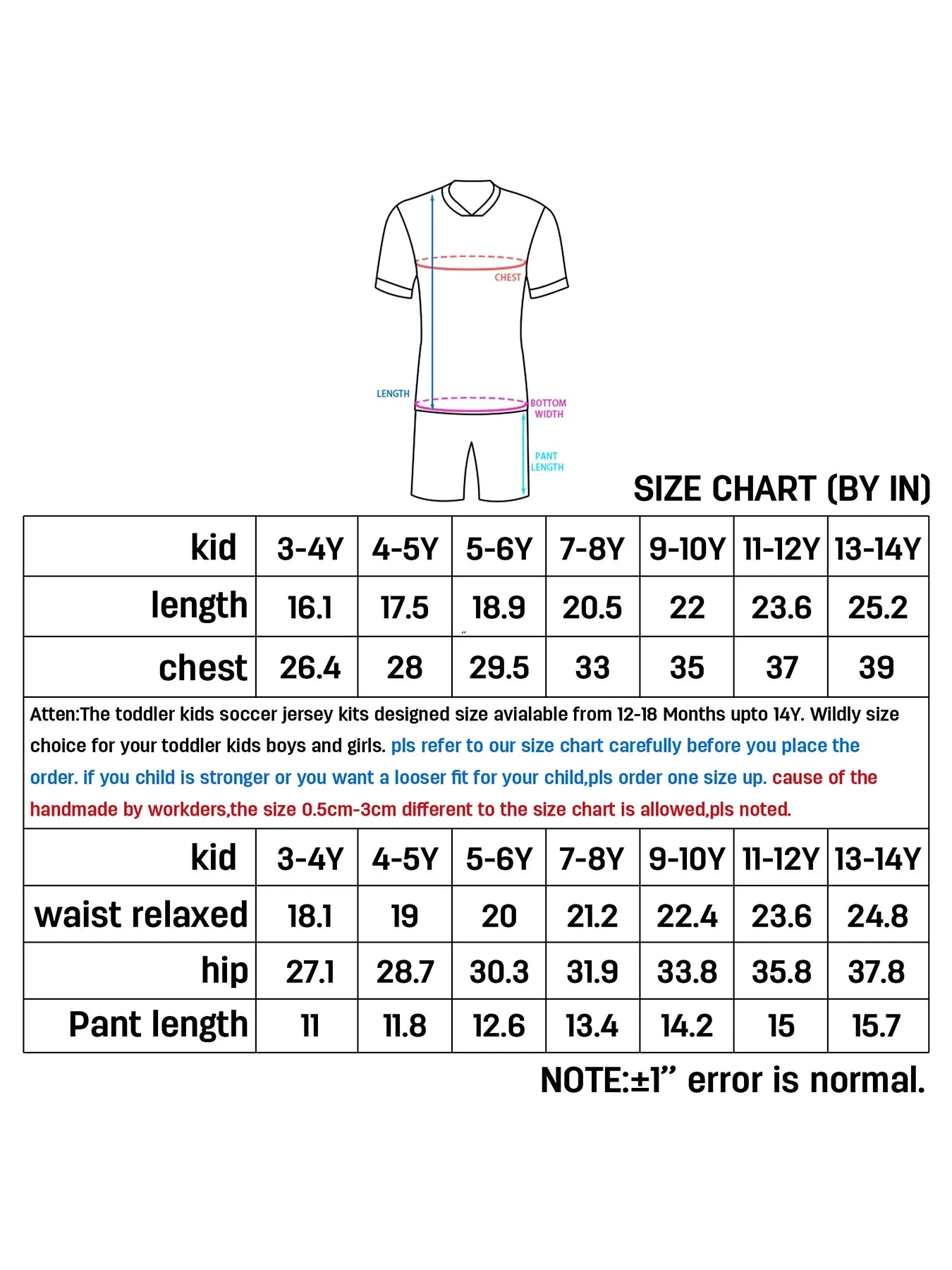 Custom Kids' Football Training Jersey - Personalized Youth Soccer Kit for Boys & Girls (Ages 3-14)