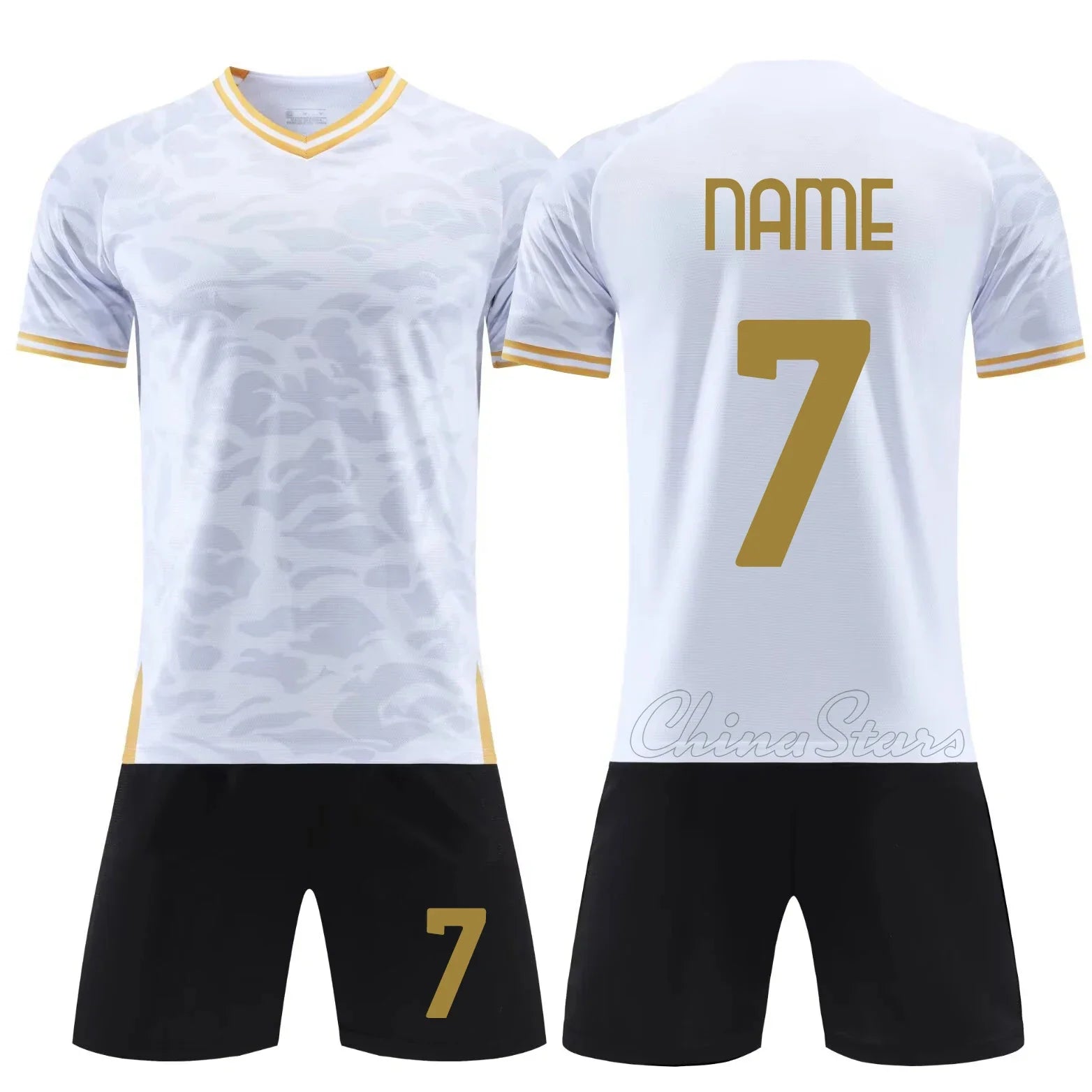 Customizable Men's Football Kits - Professional Soccer Jersey and Shorts Set