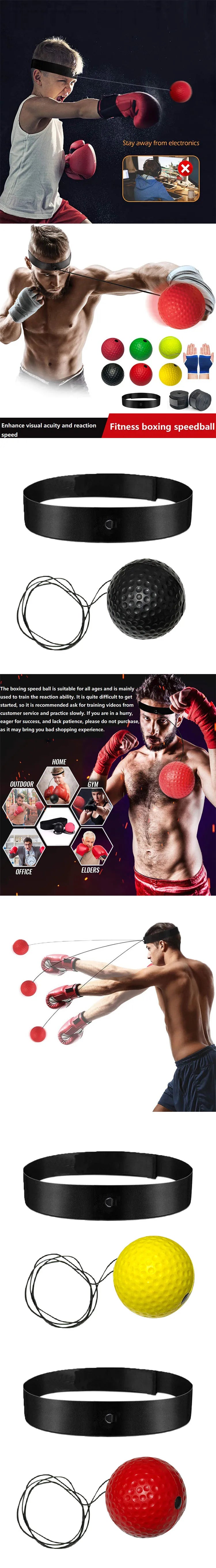 Kids' Boxing Reflex Ball – Head-Mounted Speed Punch Ball for Muay Thai, Sanda & Reaction Training