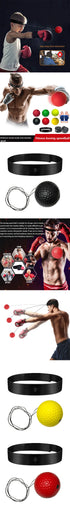 Kids' Boxing Reflex Ball – Head-Mounted Speed Punch Ball for Muay Thai, Sanda & Reaction Training