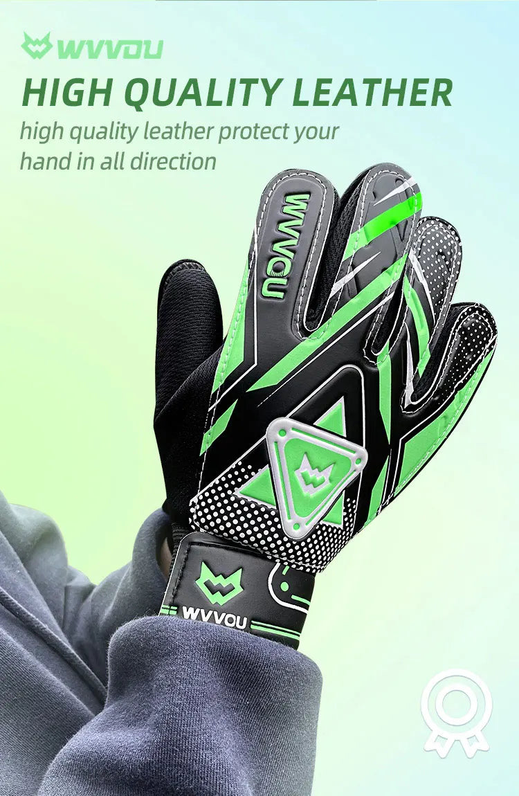 Goalkeeper Gloves – Double Protection Football Gloves with Portable Design for Boys & Girls