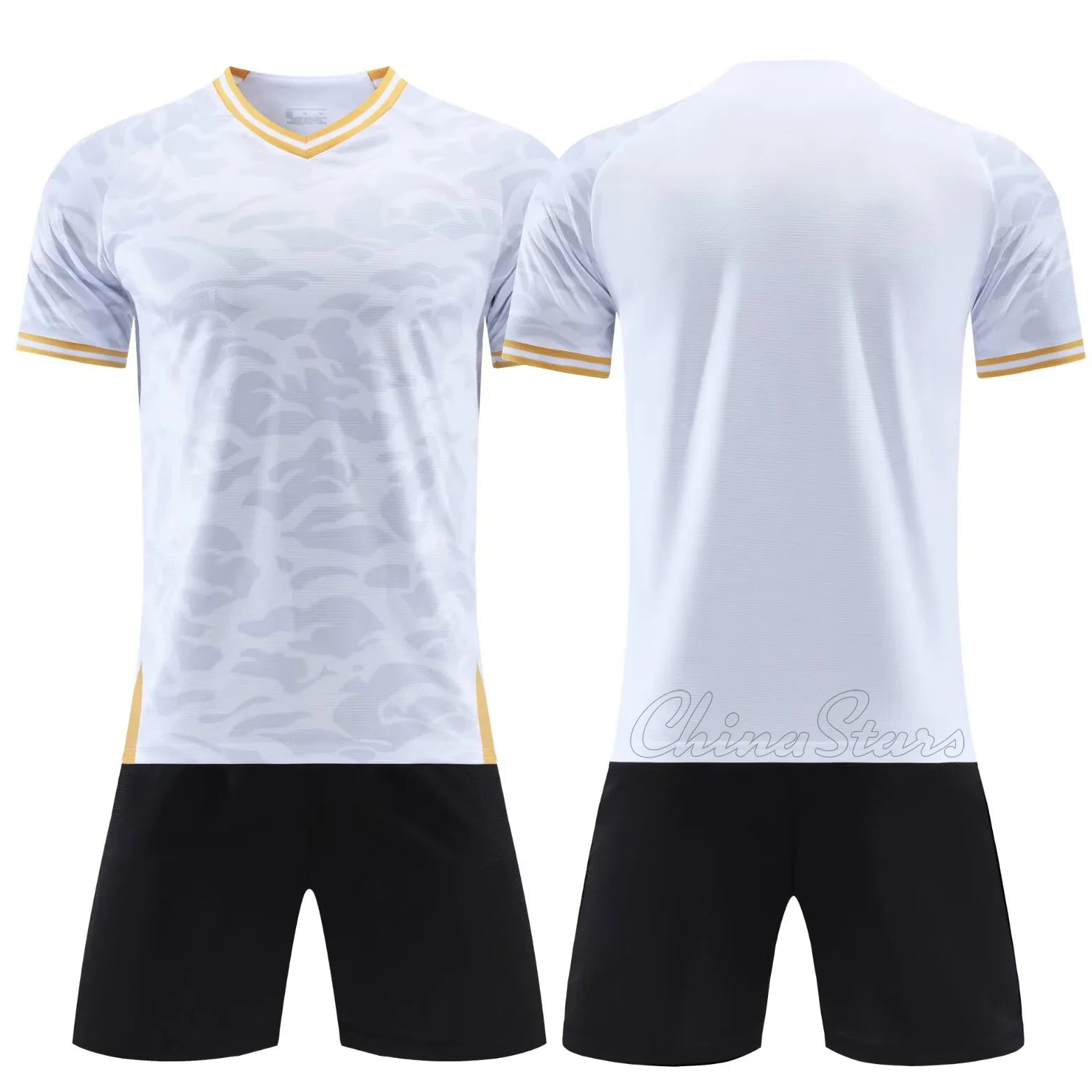Customizable Men's Football Kits - Professional Soccer Jersey and Shorts Set