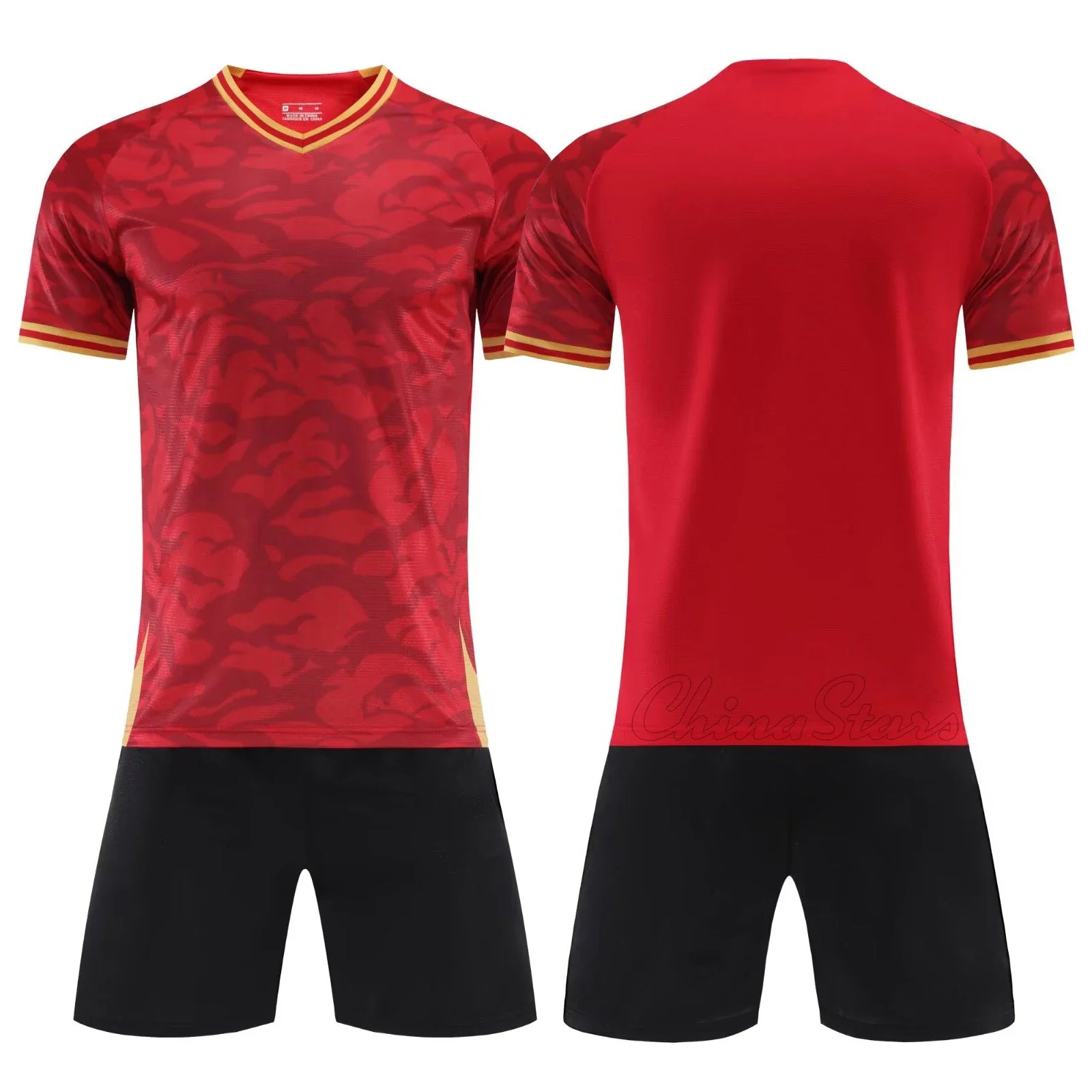 Customizable Men's Football Kits - Professional Soccer Jersey and Shorts Set