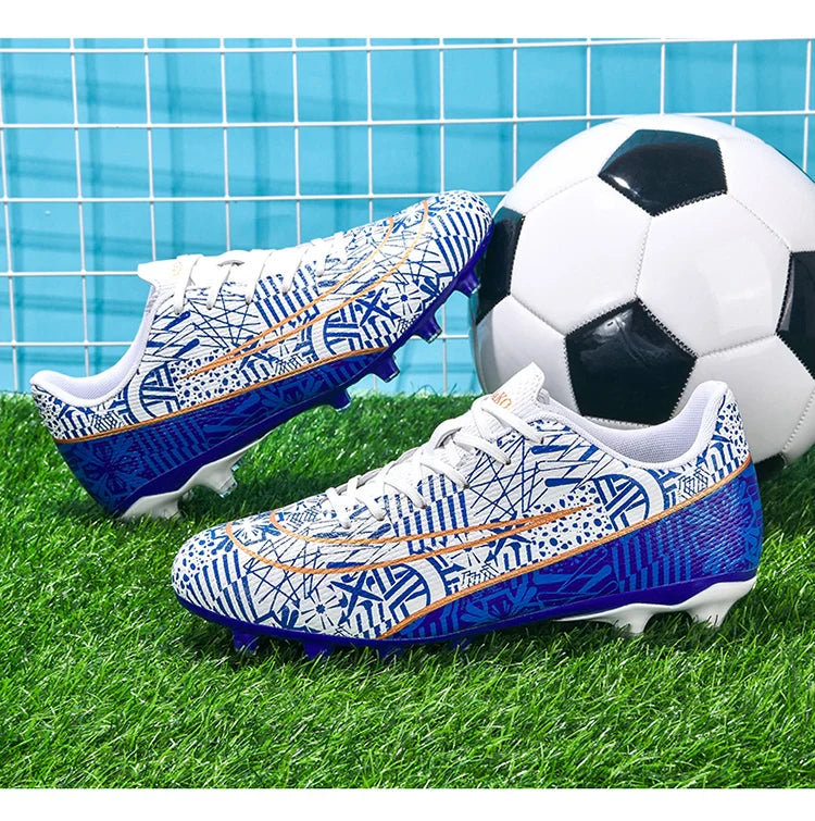 Soccer Cleats - Long-Spike Football Boots for Adults & Kids | TF/AG Training Sneakers