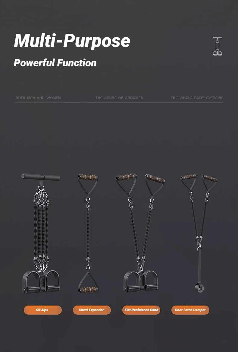 Pedal Resistance Band Tensioner - Multifunctional Home Fitness Puller for Core and Full Body Training