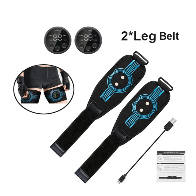 Mochoshop Smart EMS Abs Trainer – Gel-Free Abdominal Toning Belt with LCD Display & 39 Intensity Levels