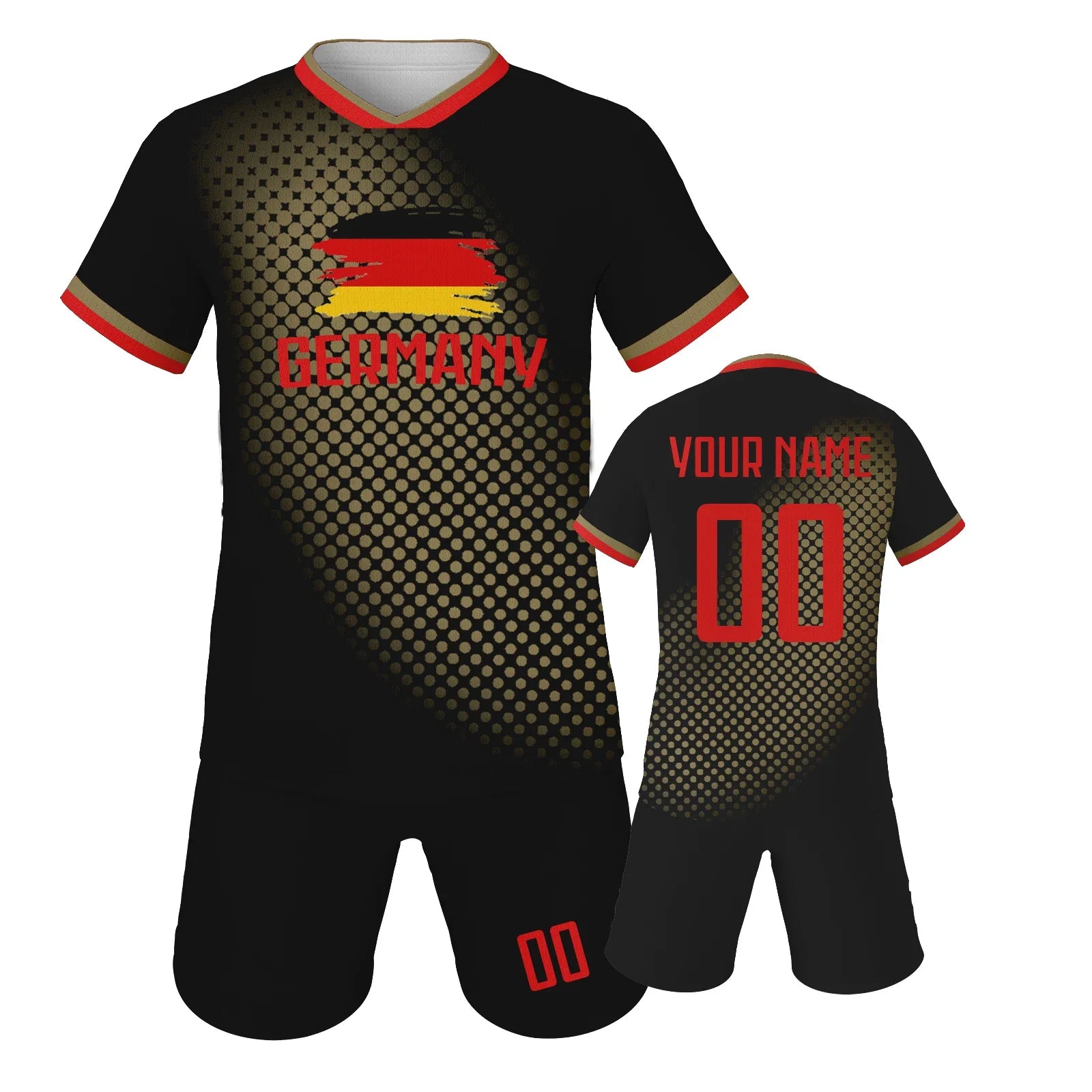 Custom Kids' Football Training Jersey - Personalized Youth Soccer Kit for Boys & Girls (Ages 3-14)