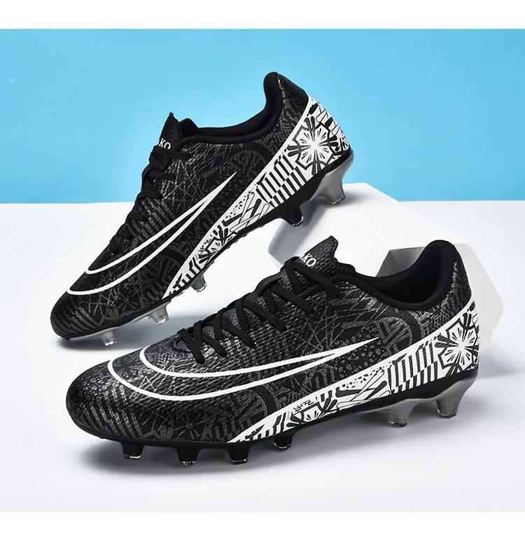Soccer Cleats - Long-Spike Football Boots for Adults & Kids | TF/AG Training Sneakers