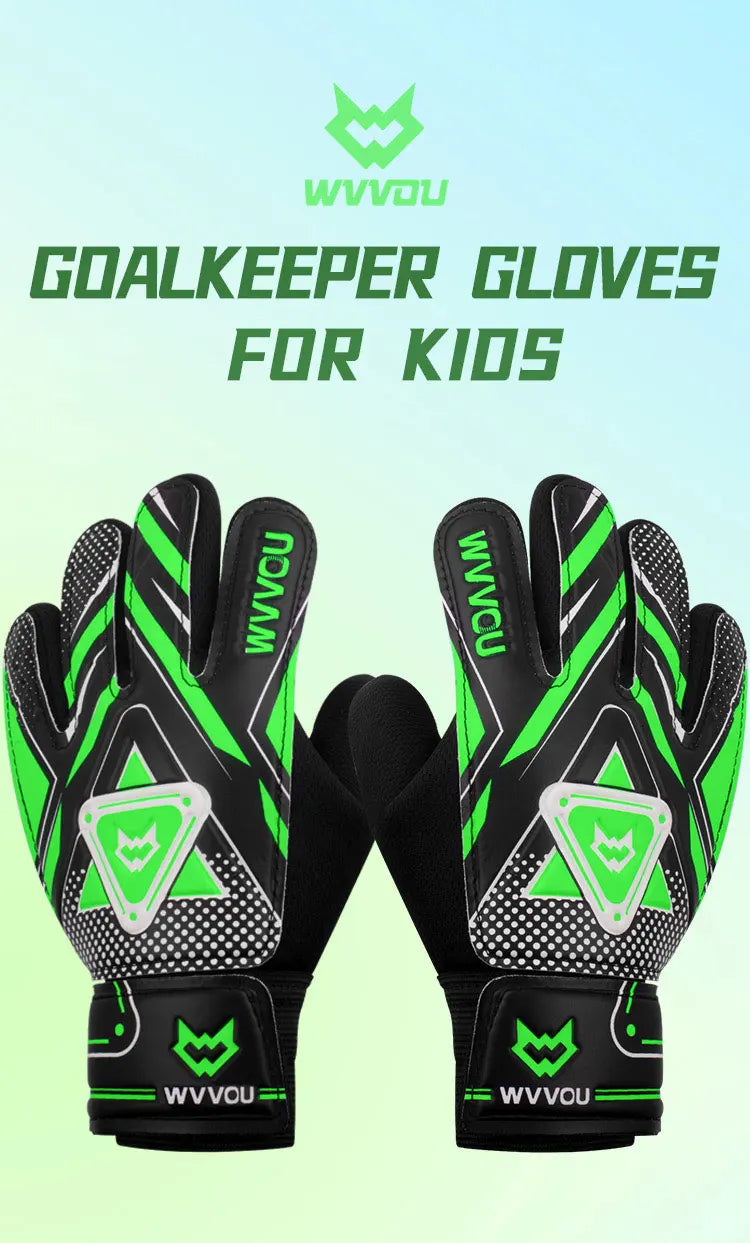 Goalkeeper Gloves – Double Protection Football Gloves with Portable Design for Boys & Girls