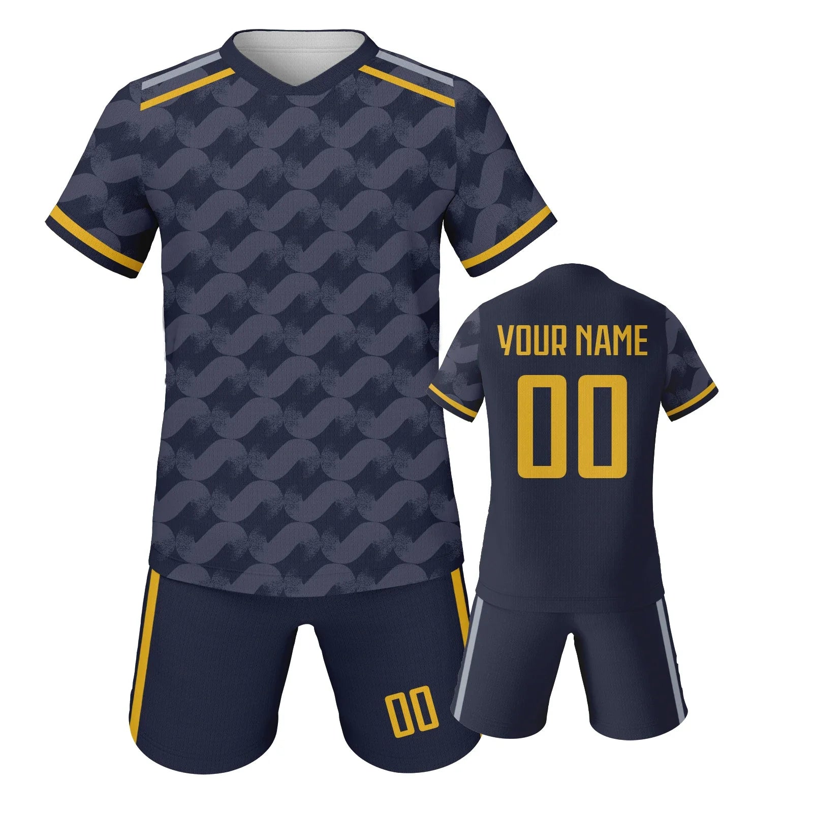 Customized Youth Soccer Jersey Set - Personalized Kids' Football Training Uniform