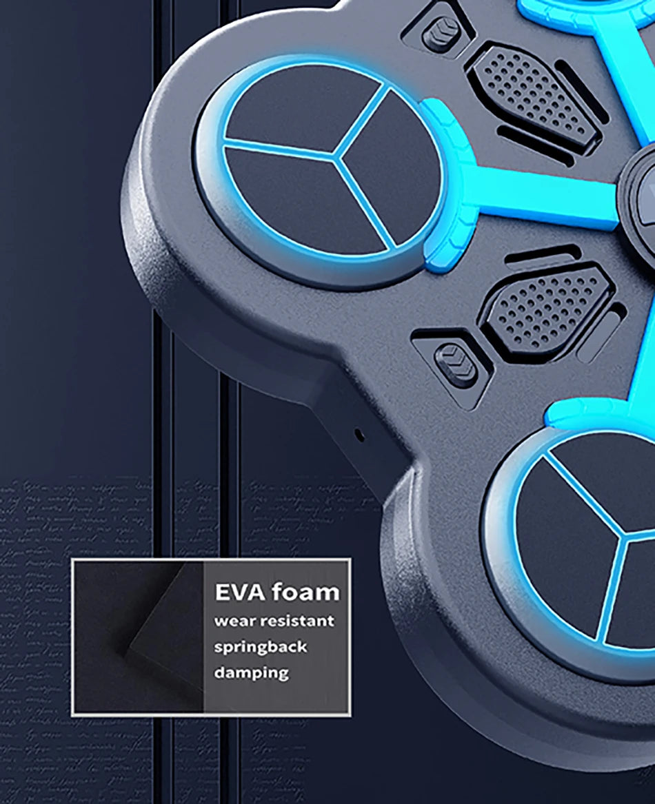 Mochoshop Smart Bluetooth Music Boxing Machine – Wall-Mounted Interactive LED Training Target with Gloves