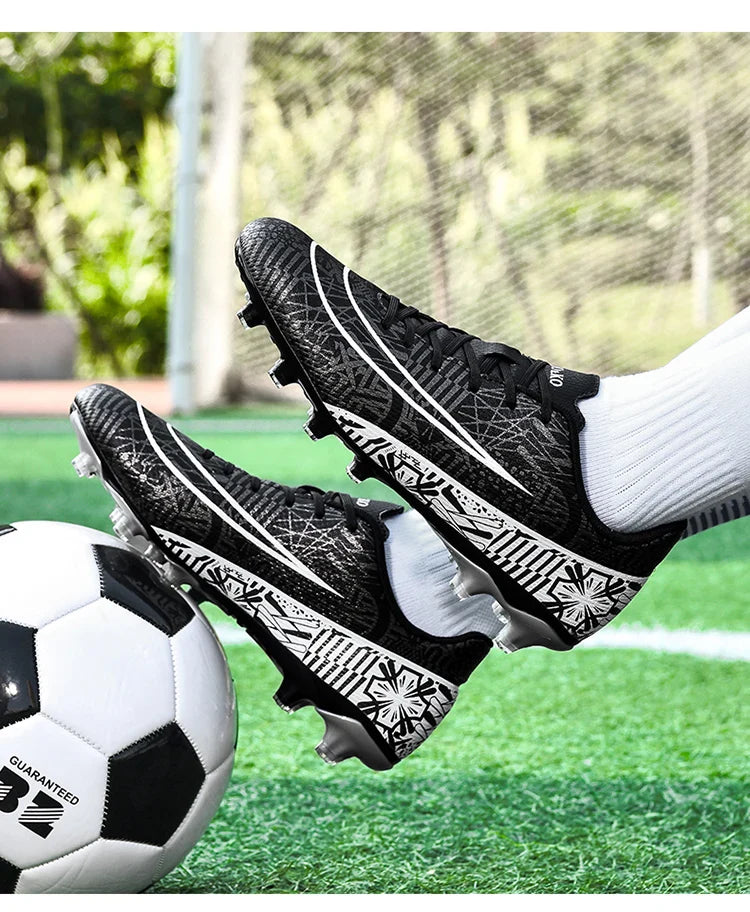 Soccer Cleats - Long-Spike Football Boots for Adults & Kids | TF/AG Training Sneakers