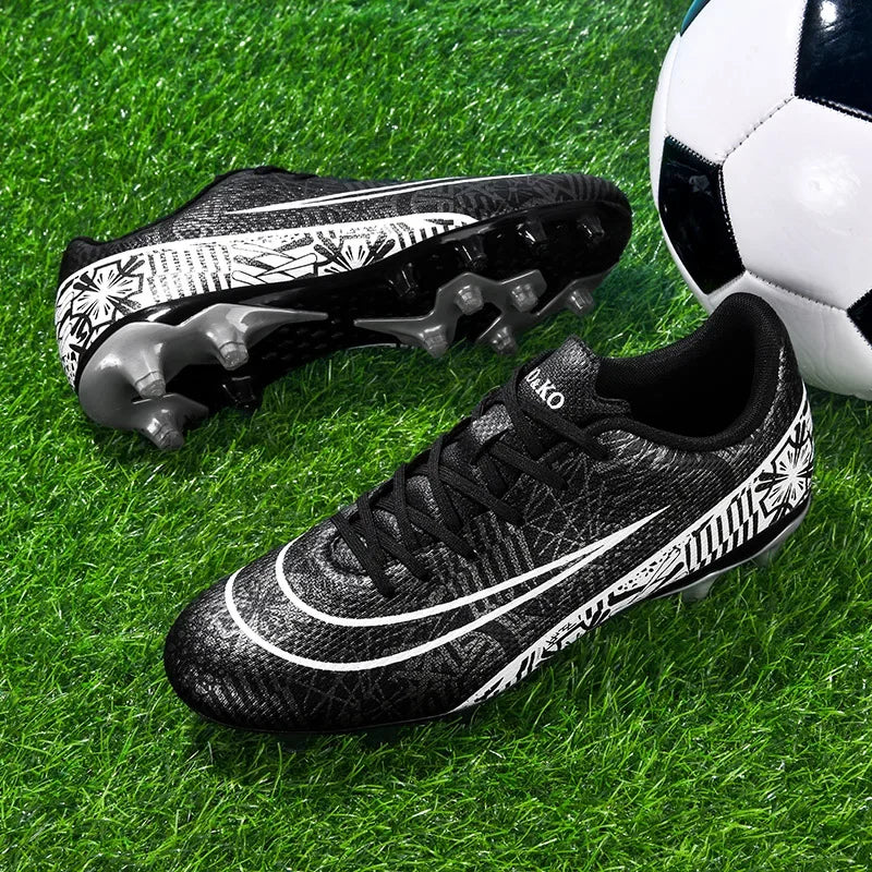 Soccer Cleats - Long-Spike Football Boots for Adults & Kids | TF/AG Training Sneakers
