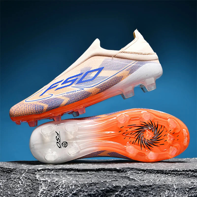 New Men Football Boots Non-Slip High-quality Soccer Shoes Grass Cleats High-top Futsal Sneakers Match Indoor Hot-selling Outdoor