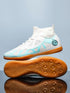 Professional Men's Indoor Football Shoes - High-Top Flat-Bottomed IC Training Sneakers for Adults and Teenagers