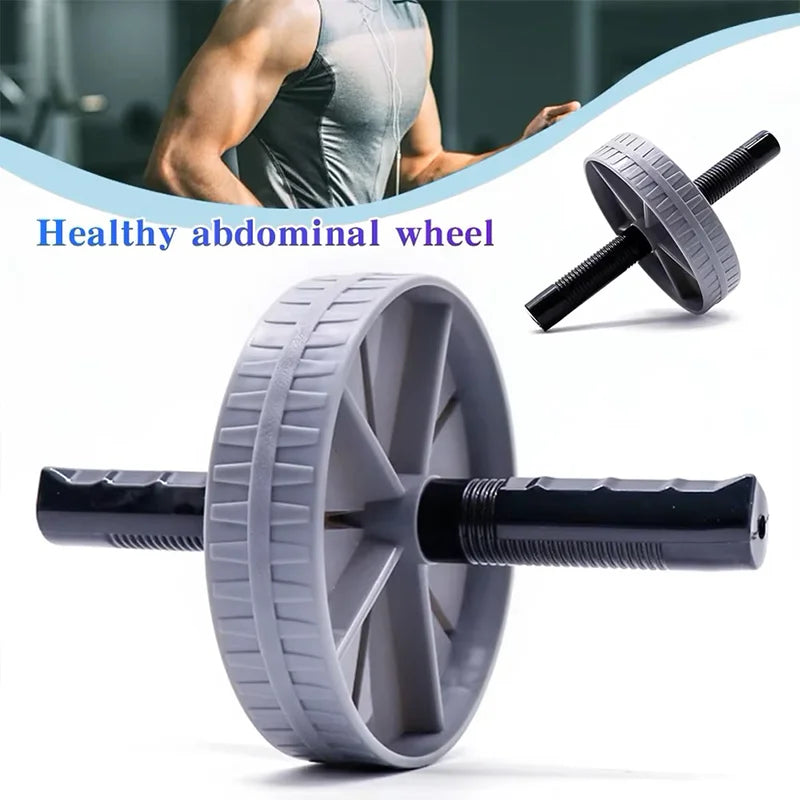 Silent Abdominal Exercise Wheel - Heavy-Duty Core Workout Roller for Tummy Slimming