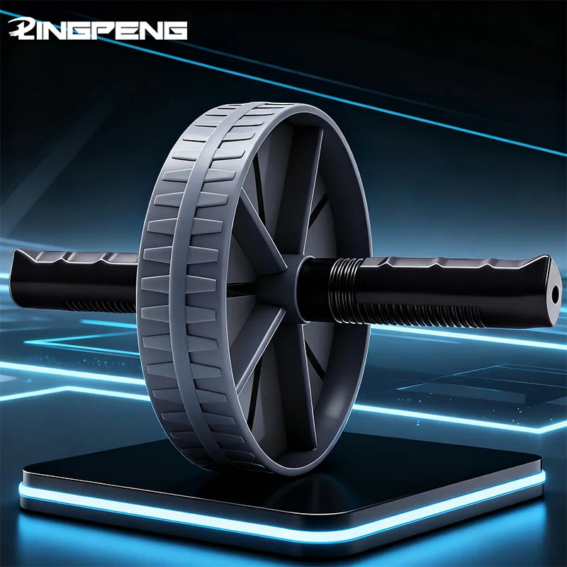Silent Abdominal Exercise Wheel - Heavy-Duty Core Workout Roller for Tummy Slimming