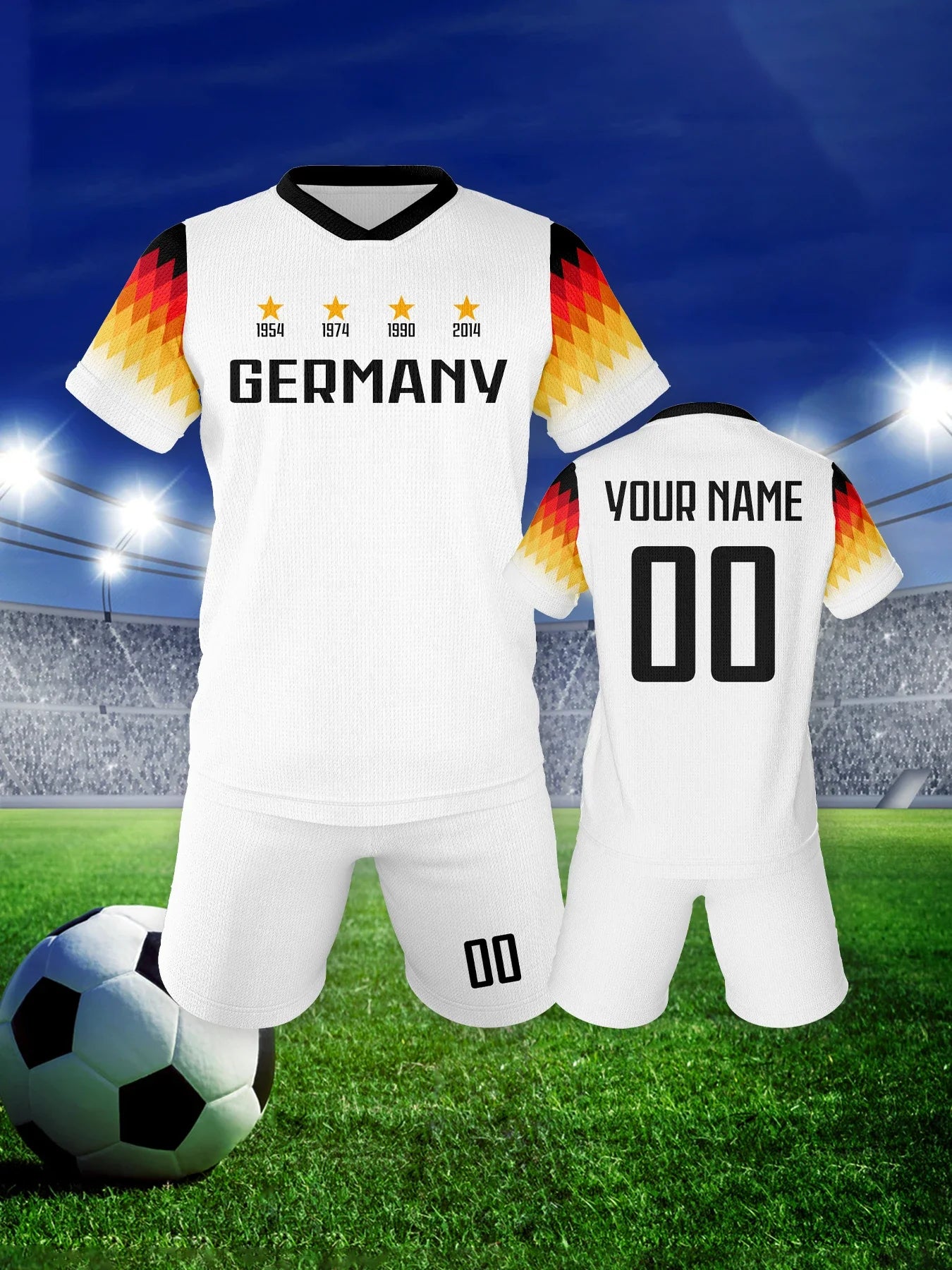 Custom Kids' Football Training Jersey - Personalized Youth Soccer Kit for Boys & Girls (Ages 3-14)