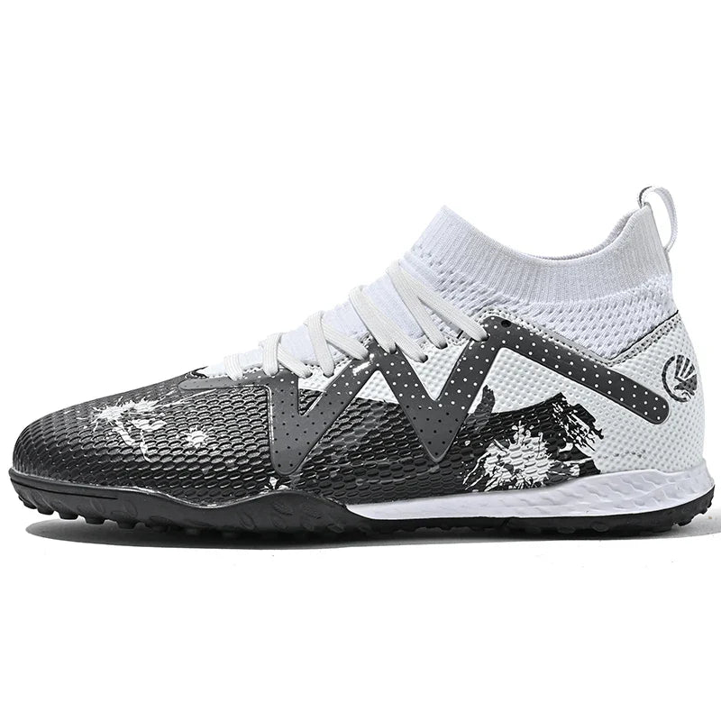 Professional AG Soccer Cleats - Breathable Non-Slip Outdoor Football Boots for Men & Kids (Sizes 34-45)