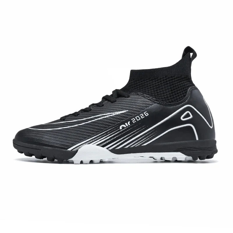 Professional AG Soccer Cleats - Boys' & Men's Artificial Grass Football Boots with Slip-On Closure