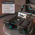 Six-Wheel Automatic Rebound Abdominal Exerciser – Stable Core Workout Roller with Elbow Support & Anti-Slip Design