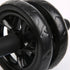 Double-Wheeled Abdominal Roller with Exercise Mat - Silent Core Strength Trainer