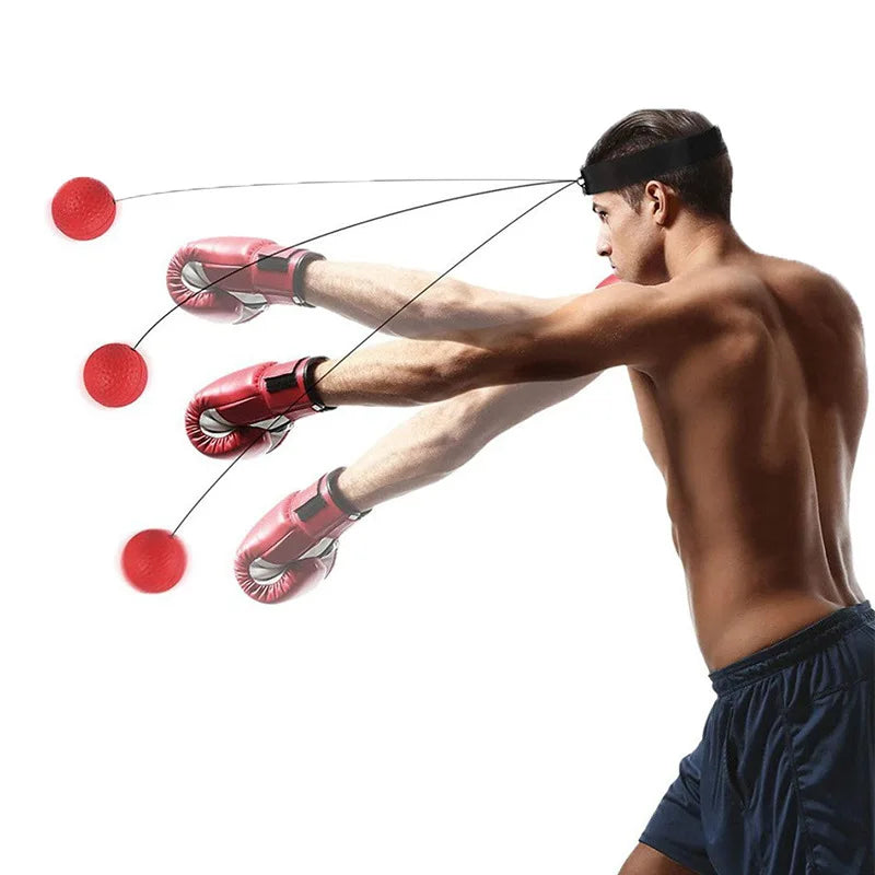 Kids' Boxing Reflex Ball – Head-Mounted Speed Punch Ball for Muay Thai, Sanda & Reaction Training