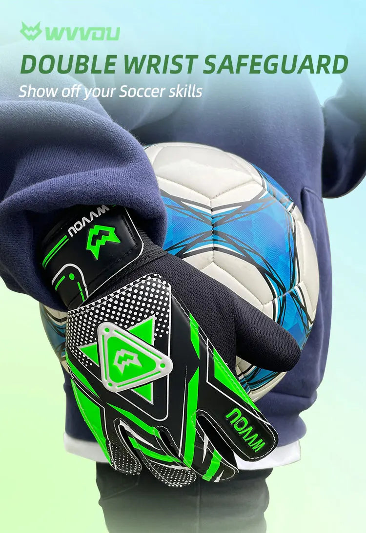 Goalkeeper Gloves – Double Protection Football Gloves with Portable Design for Boys & Girls