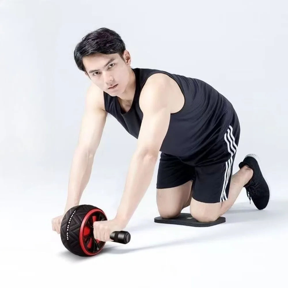 Single-Wheel Abdominal Roller - Compact Home Fitness Equipment for Core Strength & Shaping