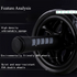 Double-Wheeled Abdominal Roller with Exercise Mat - Silent Core Strength Trainer