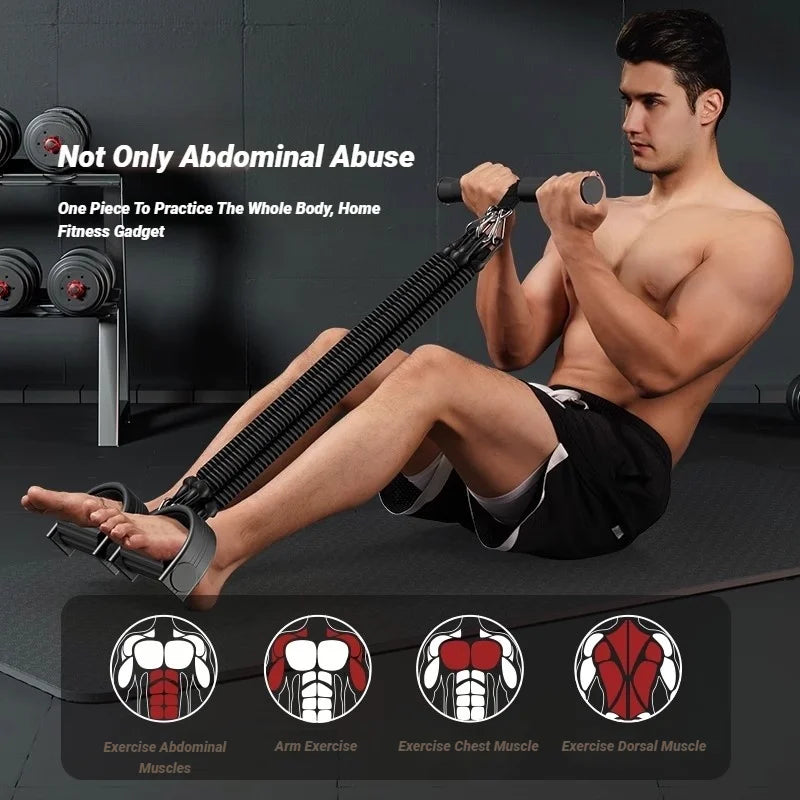 Pedal Resistance Band Tensioner - Multifunctional Home Fitness Puller for Core and Full Body Training