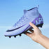 Professional Men's Turf Soccer Shoes - High-Top Training Cleats for Outdoor & Indoor Play
