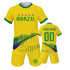 Customized Youth Soccer Kit - Personalized Jersey and Shorts Set for School Teams and Kids (Ages 3-14)
