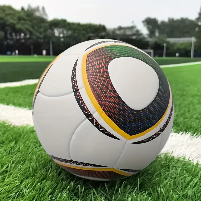 Official Size 5 Seamless Soccer Ball - Premium PU Training and Match Football
