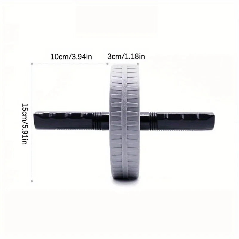 Silent Abdominal Exercise Wheel - Heavy-Duty Core Workout Roller for Tummy Slimming